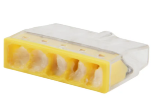 Экспресс-клемма строительно-монтажная Rexant СМК 2273-245 5-проводная 0.5-2.5кв.мм с пастой