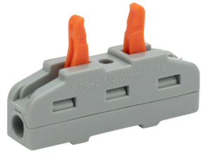 Клемма REXANT СМК 222-421 проходная 1 полюс (0,08-4 мм2)