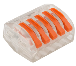 Клемма универсальная многоразовая REXANT 5-проводная (0,08-2,5 (4)