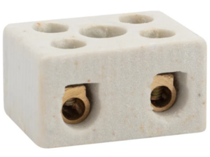 Клемма REXANT керамическая винтовая КВ 10 мм² 2 пары контактов с крепежным отверстием