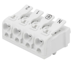 Клемма пружинная соединительная REXANT КСП 4-полюсная