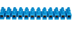 Клеммная винтовая колодка REXANT KВ-40 25-40, ток 100 A, полипропилен синий