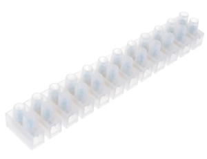 Клеммная колодка винтовая REXANT KВ-12 (4-12 мм²), ток 16 A, полиэтилен белый (ЗВИ)