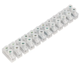 Клеммная колодка винтовая REXANT KВ-40 (25-40 мм²), ток 100 A, полиэтилен белый (ЗВИ)