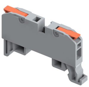Клемма REXANT СМК 222-221D/222-2411 проходная 1-полюсная на DIN-рейку (0,2-2,5 мм²) серая