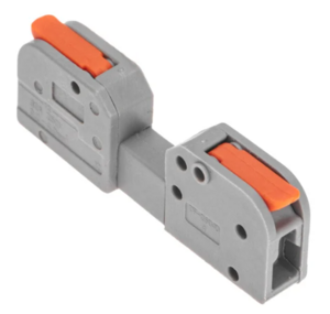 Клемма REXANT СМК 222-421R проходная разъемная 1 полюс серая 0,2-2,5/4мм²