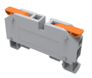 Клемма REXANT СМК 222-621D проходная 1-полюсная на DIN-рейку (1-6 мм²)