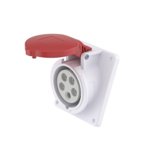 Розетка DKC панельная с наклоном IP44 32А 3P+E+N 400В