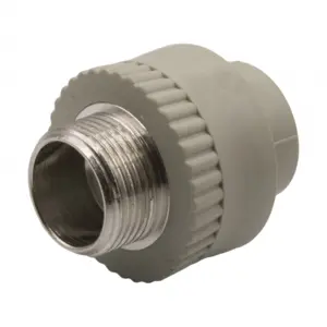 Муфта комб. нар 20х3/4'' EVER® plast серый