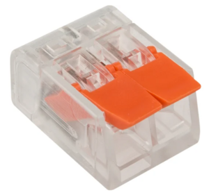 Универсальная компактная клемма REXANT СМК 221-412, 2-проводная до 4,0 мм²