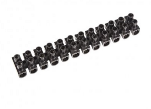 Клеммная колодка винтовая REXANT KВ-6 (2,5-6 мм²), ток 6 A, полипропилен черный (ЗВИ), индивидуальная упаковка,