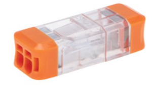 Экспресс-клемма REXANT СМК 2273-202R разъемная 2 полюса 0,5-2,5мм²