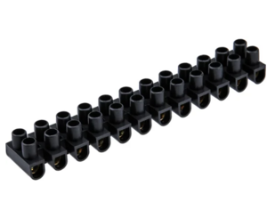 Клеммная колодка винтовая REXANT KВ-14 (6-14 мм²), ток 20 A, полипропилен черный, индивидуальная упаковка