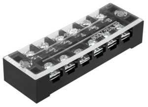 Блок зажимов клеммный REXANT БЗН ТВ-2506 2,5мм2 25A 6 пар