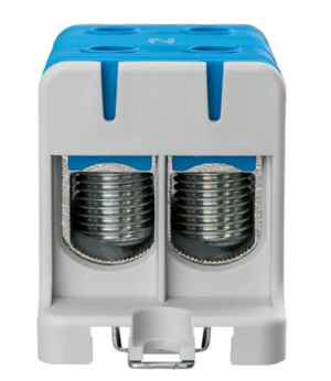 Клемма вводная силовая REXANT КВС 16-95мм² 2-рядная синяя распределительная