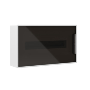 Щиток DKC 18 мод настенный, белый, с тонированной дверцей, с 2-мя шинами PEN