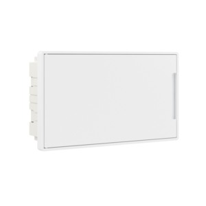 Щиток DKC 18 мод встраиваемый FRAME, белый, с белой дверцей, с 2 шинами PEN