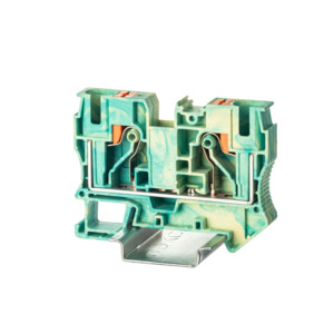 Клемма DKC заземления зажим push-in 2 точки подключения 6кв.мм VPR-6-PE-YG