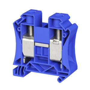 Клемма DKC проходная, винтовой зажим, 2 точки подключения, 35 кв.мм, синяя