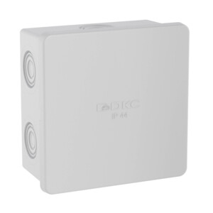Коробка DKC ответвительная с кабельными вводами, IP44, 80х80х40мм