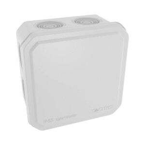 Коробка DKC ответвительная с 8+2 кабельными вводами д.25/20 мм, IP55,100х100х50 мм