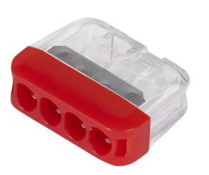 Клемма Cabeus MX-204 соединительная 4-х проводная 0,5-2,5 WAGO 2273-204