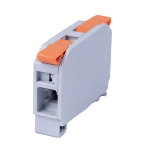 Клемма Cabeus MX-25 соединительная универсальная проходная 1 полюс с рычагом на DIN-рейку 25,0