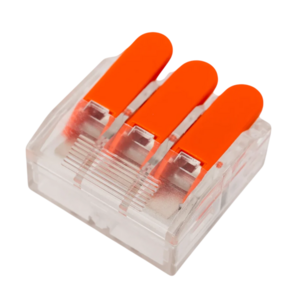 Клемма Cabeus MX-613 соединительная универсальная 3-х проводная с рычагом 0,5-6,0 WAGO 221-613