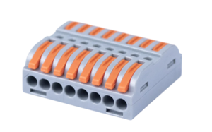 Клемма Cabeus MX223-8 соединительная универсальная проходная 8 полюсов с рычагом 0,08-2,5/4,0