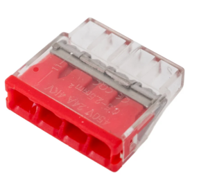 Клемма Cabeus MX3358A-4P соединительная 4-х проводная с пастой 0,5-2,5 WAGO 2273-244