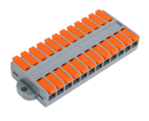 Клемма Cabeus MX662-12R соединительная универсальная проходная 12 полюсов с рычагом 0,5-6,0