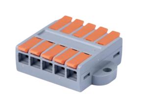 Клемма Cabeus MX662-5R соединительная универсальная проходная 5 полюсов с рычагом 0,5-6,0