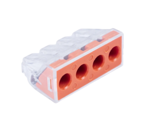 Клемма Cabeus PCT-104D соединительная 4-х проводная 2,5-6,0