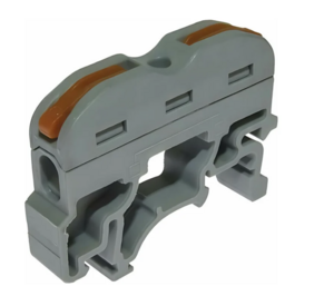 Клемма Cabeus PCT-211 соединительная универсальная проходная 1 полюс с рычагом на DIN-рейку 0,08-4,0