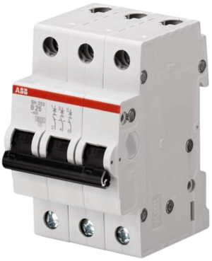 Автоматический выключатель ABB 3-полюсной SH203 B63