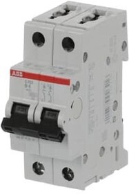 Автоматический выключатель ABB S202 B4 6kA 2-полюсный