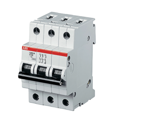 Автоматический выключатель ABB S203P K20 20А 3P 6кА К ABB 2CDS283001R0487