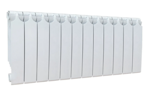 Радиатор Теплоприбор биметаллический БР1-500/17 НПП, с межосевым расстоянием 500мм, 17 секций, нижнее подключение справа