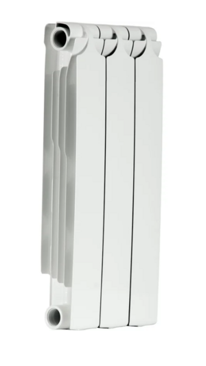Радиатор отопления Теплоприбор БР1-500/03 НПЛ биметаллический, с межосевым расстоянием 500мм, 3 секции, нижнее подключение слева