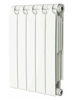 Радиатор отопления Теплоприбор БР1-350/05 НПЛ биметаллический, с межосевым расстоянием 350мм, 5 секции, нижнее подключение слева