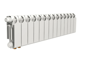 Радиатор Теплоприбор биметаллический БР1-200/11, с межосевым расстоянием 200мм, 11 секций боковое