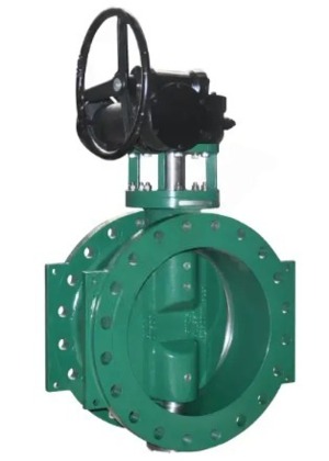 Двухэкц. затвор диск. GALA 2688, корп. чугун EN-GJS-450-10, диск чугун EN-GJS-450-10, упл. EPDM, р-р, мах., -10...+80°C, PN16, DN100