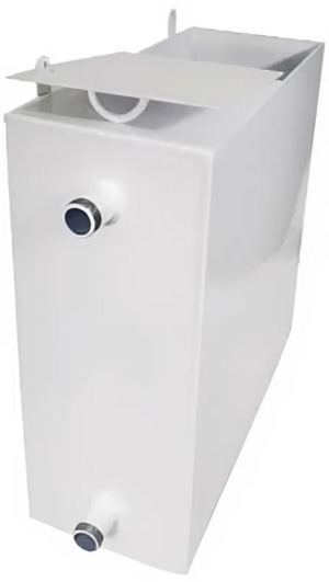 Бак расширительный RISPA 12 л с крышкой, белый