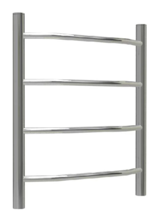 Полотенцесушитель ТЕРМОДИЗАЙН нерж. E (лесенка) W=500, H=600 (4 перекладины) 1/2"в.р.