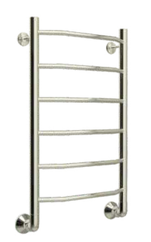 Полотенцесушитель ТЕРМОДИЗАЙН нерж. E Hit (лесенка) W=500, H=1000 (6 перекладин) 1/2"в.р.