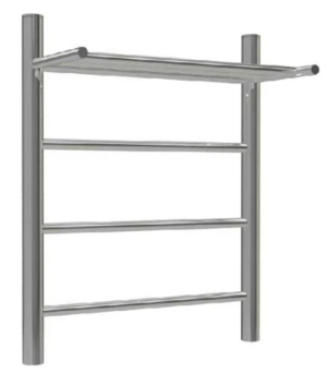 Полотенцесушитель ТЕРМОДИЗАЙН нерж. TP (лесенка с полкой) W=500, H=600 (3 перекладин) 1/2"в.р.