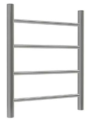 Полотенцесушитель ТЕРМОДИЗАЙН нерж. T (лесенка) W=500, H=600 (4 перекладин) 1/2"в.р.