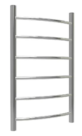 Полотенцесушитель ТЕРМОДИЗАЙН нерж. R (лесенка) W=500, H=800 (6 перекладин) 1/2"в.р.