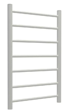 Полотенц.стальн. ТЕРМОДИЗАЙН T Steel (лесенка) W=500, H=1000 (10 перекладин) 1/2"в.р.бел.бархат