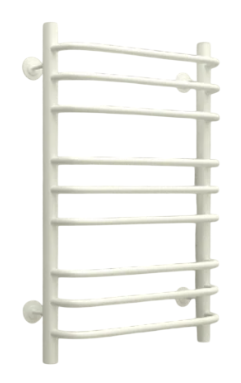 Полотенц. стальн. ТЕРМОДИЗАЙН C Steel (лесенка) W=500,H=800 (12 перекладин) 1/2"в.р. бел.бархат